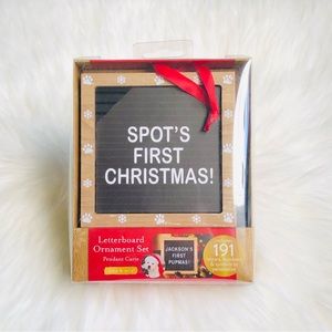 Letterboard Ornament Set